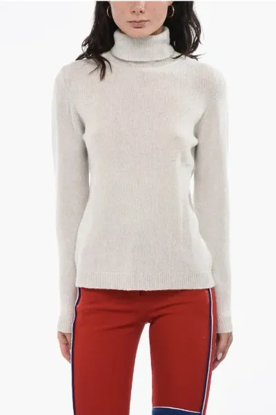 Brodie Cashmere-blended Rollneck Sweater In Gray