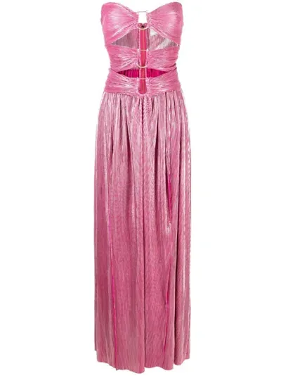 Bronx And Banco Sonny Gown In Pink