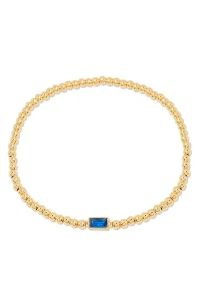 Brook & York Kylie Birthstone Beaded Stretch Bracelet In Sep