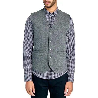 Brooklyn Brigade Solid Quilted Vest In Black