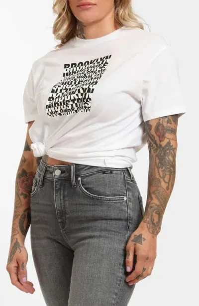 Brooklyn Industries Logo Cotton T-shirt In White