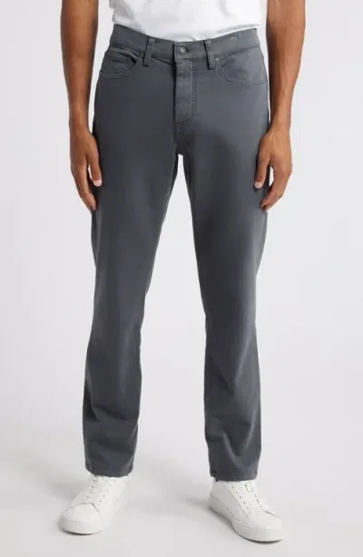 Brooks Brothers The Richmond Five-pocket Straight Leg Pants In Medium Grey