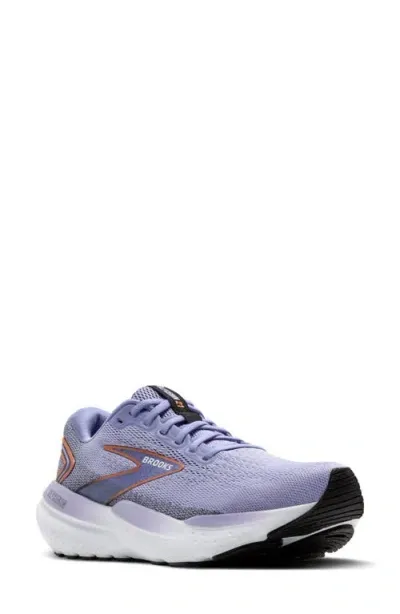 Brooks Glycerin 21 Running Shoe In Lavender/black/copper