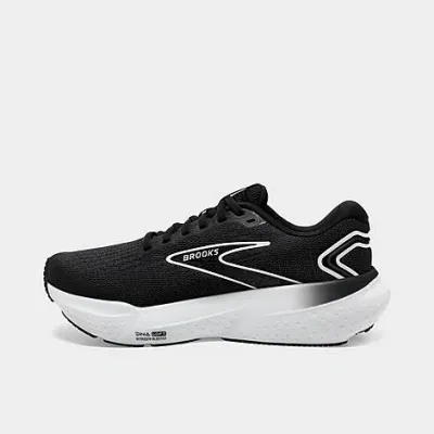 Brooks Glycerin Gts 21 Running Shoe In Black/grey/white