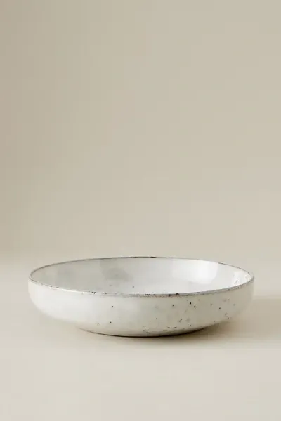 Broste Copenhagen Flat Bowl In White