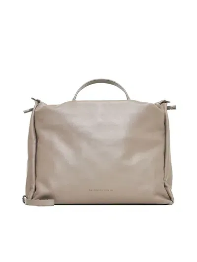 Brunello Cucinelli Borsa A Spalla In Grey