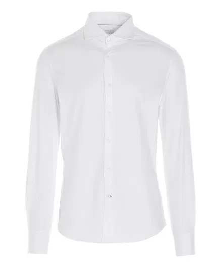 Brunello Cucinelli Basic Cotton Shirt Shirt, Blouse White