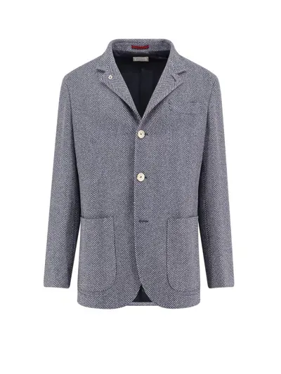 Brunello Cucinelli Blazer In Blue