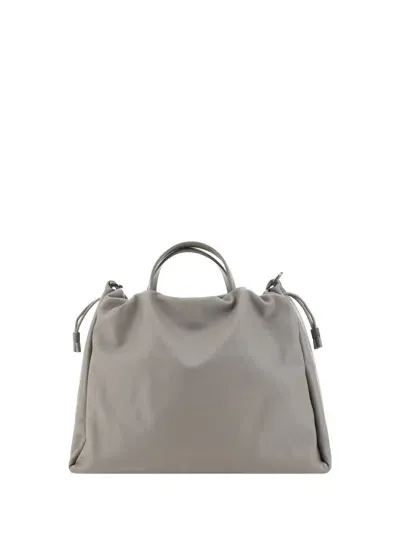 Brunello Cucinelli Borsa A Tracolla In Grey