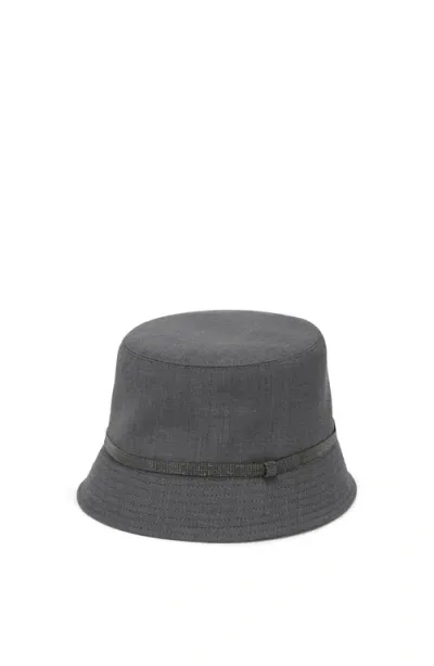 Brunello Cucinelli Bucket Hat In Grey