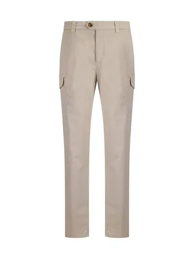 Brunello Cucinelli Cargo Pants In Beige