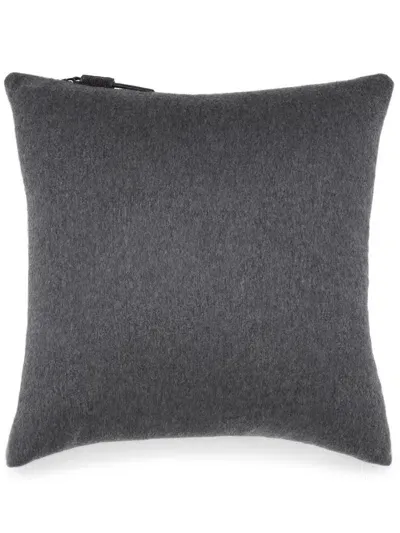 Brunello Cucinelli Cashmere Pillow In Grey