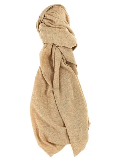 Brunello Cucinelli Cashmere Scarf In Neutral