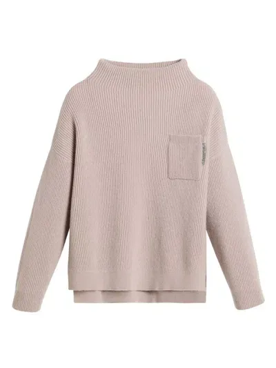 Brunello Cucinelli Kids' Cashmere Sweater In Pink