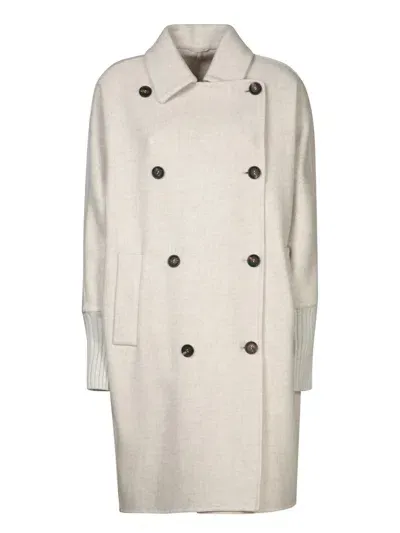 Brunello Cucinelli Coats In White