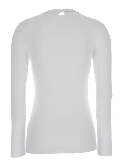 Brunello Cucinelli Cotton Long Sleeves T-shirt In White