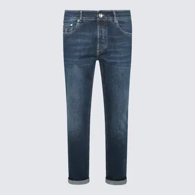 Brunello Cucinelli Dark Blue Cotton Jeans In Denim