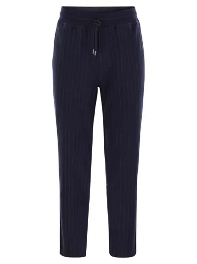 Brunello Cucinelli Pants In Blue