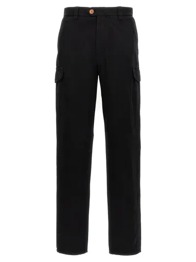 Brunello Cucinelli Dyed Pants In Black