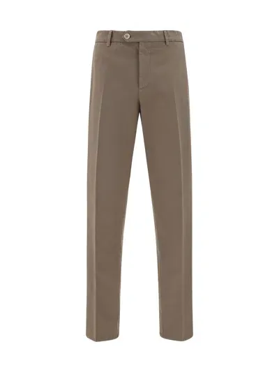 Brunello Cucinelli Dyed Pants In Brown