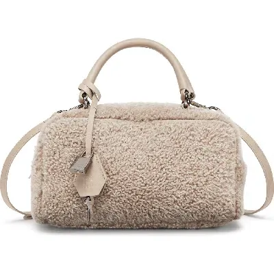 Brunello Cucinelli Explorer Small Boston Bag In Neutrals