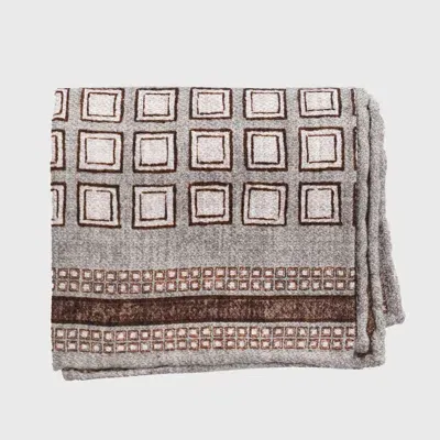 Brunello Cucinelli Grey Scarf In Neutral