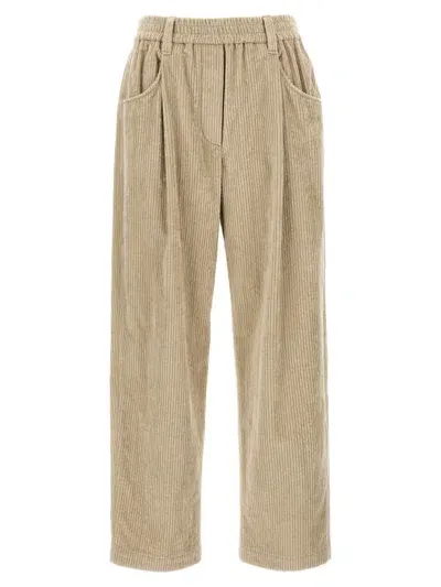 Brunello Cucinelli Jeans In Beige