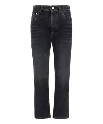 Brunello Cucinelli Jeans In Negro