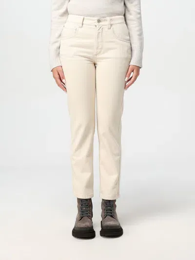 Brunello Cucinelli Jeans  Woman Color Beige