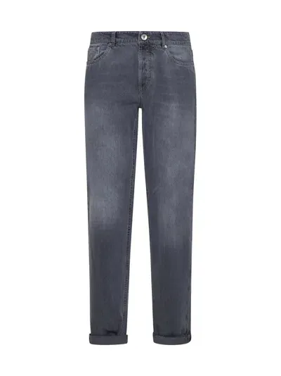 Brunello Cucinelli Jeans In Mid Grey