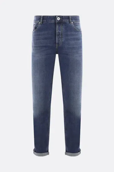 Brunello Cucinelli Jeans In Denim Medium Old