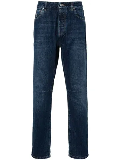 Brunello Cucinelli Leisure Fit Denim Jeans In Blue