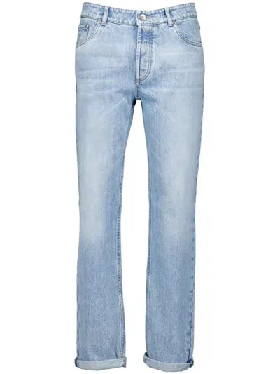 Brunello Cucinelli Straight Jeans In Blue