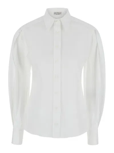 Brunello Cucinelli Long In White