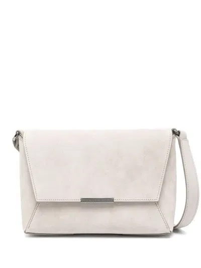 Brunello Cucinelli Messenger Bc Duo Crossbody Bag In Grey