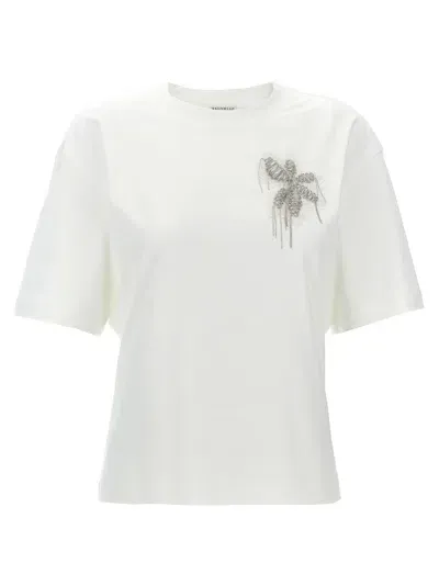 Brunello Cucinelli Monile Flower T-shirt In White