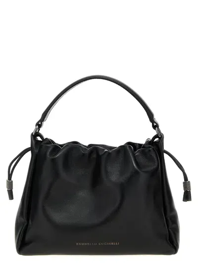 Brunello Cucinelli Monile Hand Bags In Black