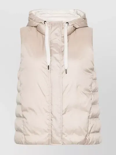 Brunello Cucinelli Monili-detail Padded Gilet In Beige