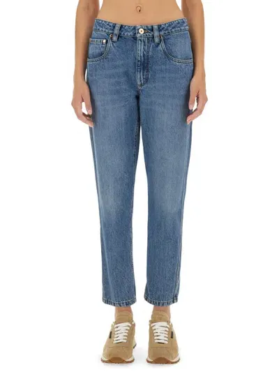 Brunello Cucinelli Regular Fit Jeans In Denim