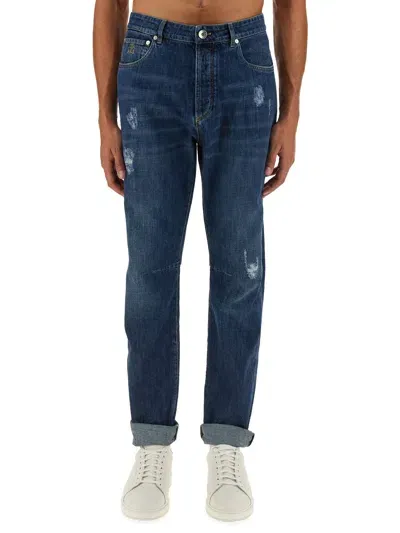 Brunello Cucinelli Regular Fit Jeans In Denim