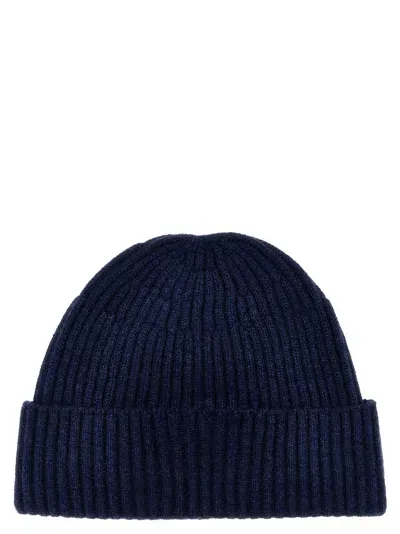 Brunello Cucinelli Ribbed Cap Hats Blue