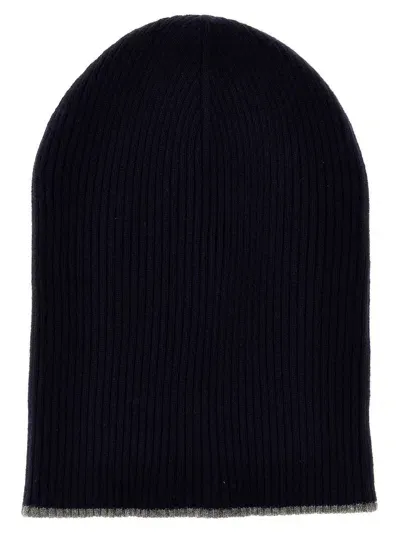 Brunello Cucinelli Cashmere Beanie In Blue