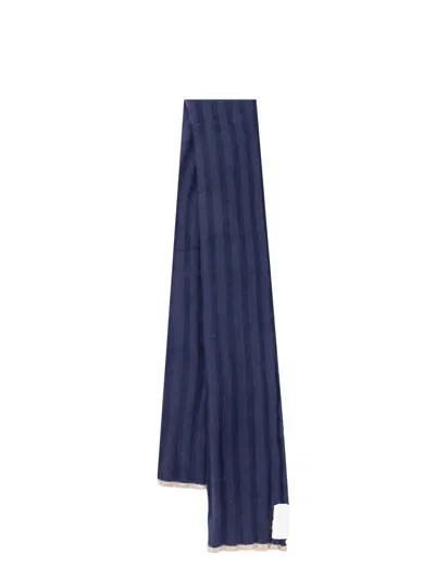 Brunello Cucinelli Scarf In Blue