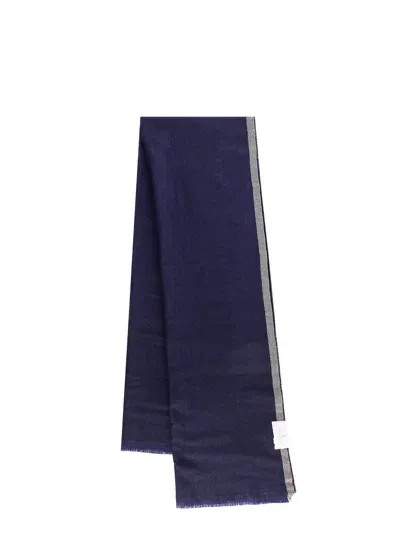 Brunello Cucinelli Scarf In Blue