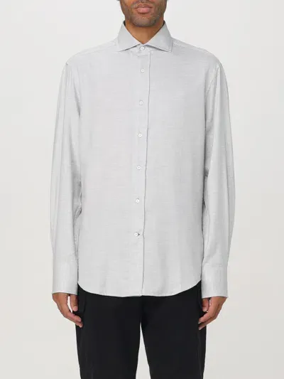 Brunello Cucinelli Shirt  Men Color Pearl In Perle