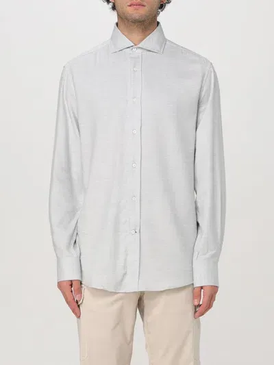 Brunello Cucinelli Shirt  Men Color Pearl In Perle