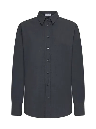 Brunello Cucinelli Shirt In Black