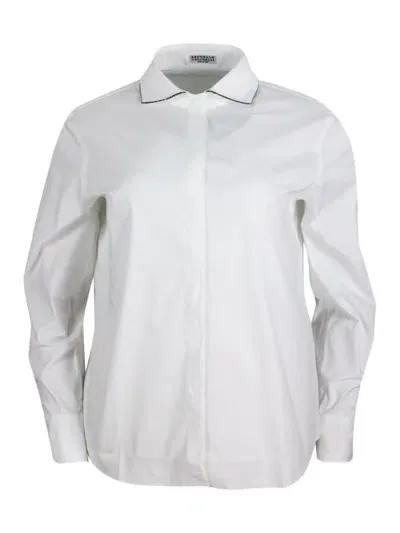 Brunello Cucinelli Shirt In White