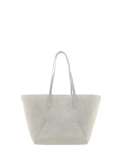 Brunello Cucinelli Shoulder Bag In Beige