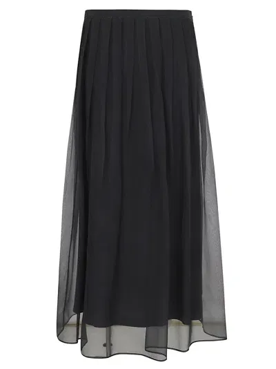 Brunello Cucinelli Skirt In Black